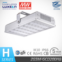 200W UL, Dlc Listed LED Industrial Light with Philips LED Chips Mean Well Driver